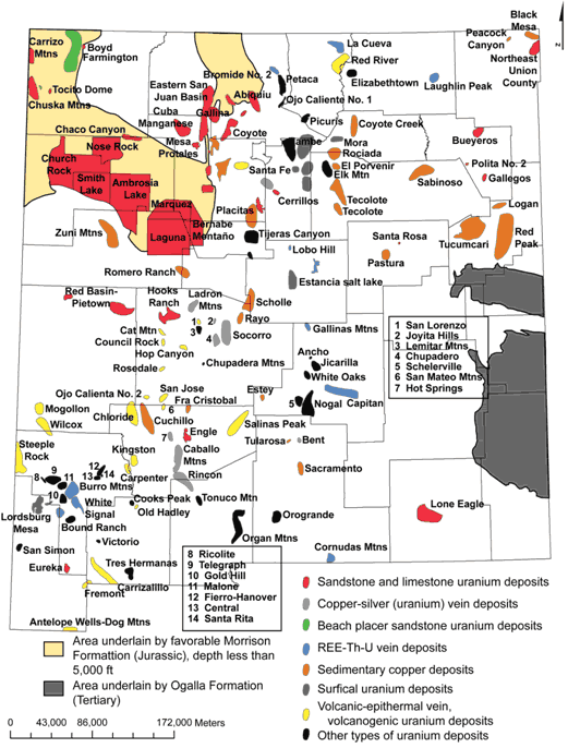NM mining districts