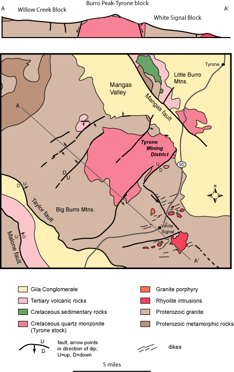 geologic map tyrone
