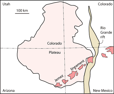 colorado plateau map