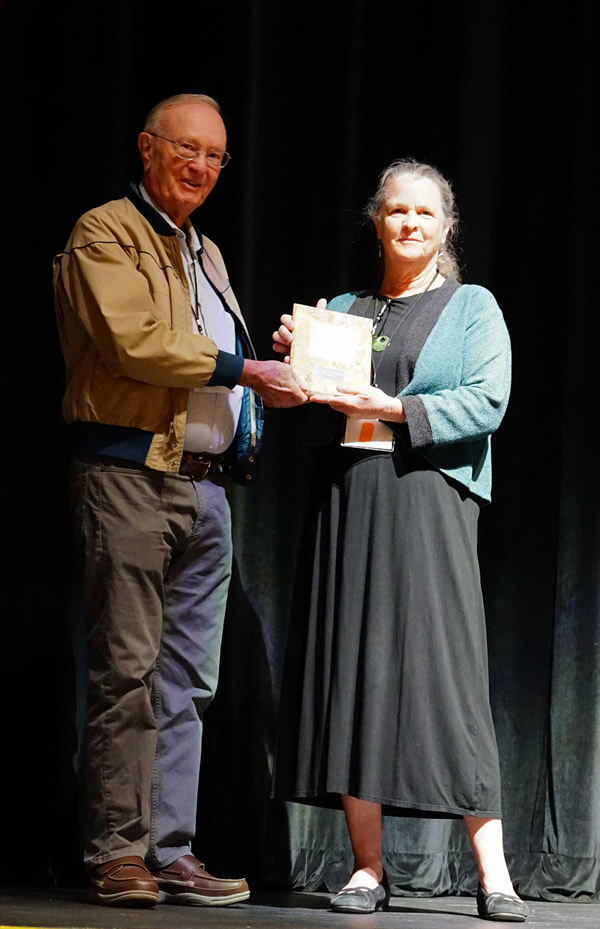 2023 ESAA Award recipient: Kent Condie with Nelia Dunbar