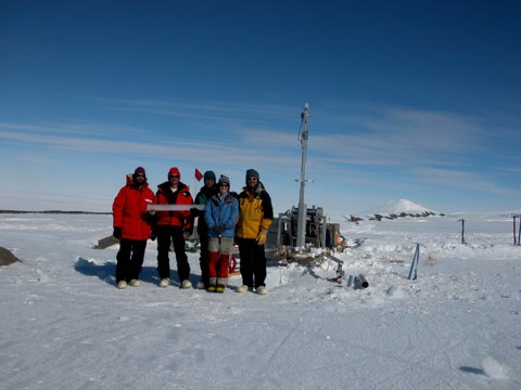 Ice coring crew.