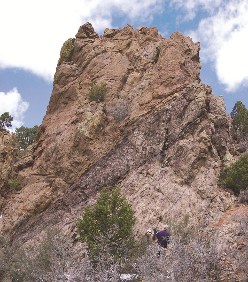 fault outcrop photo