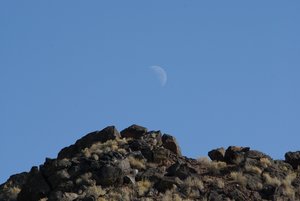 photograph: Moonrise over the Basalts