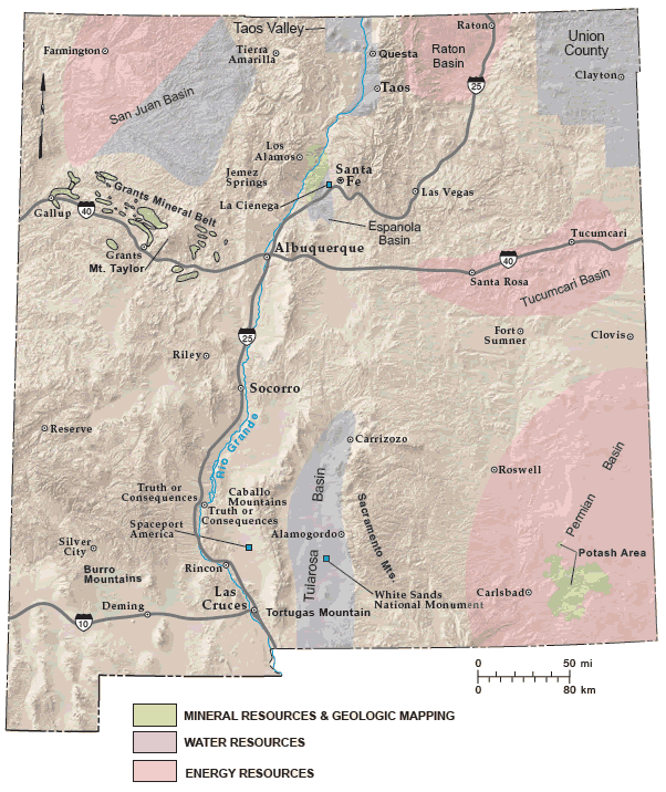 New Mexico Geology Map