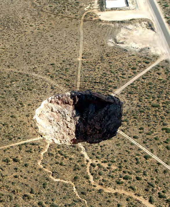 Sinkhole Texas Area Map