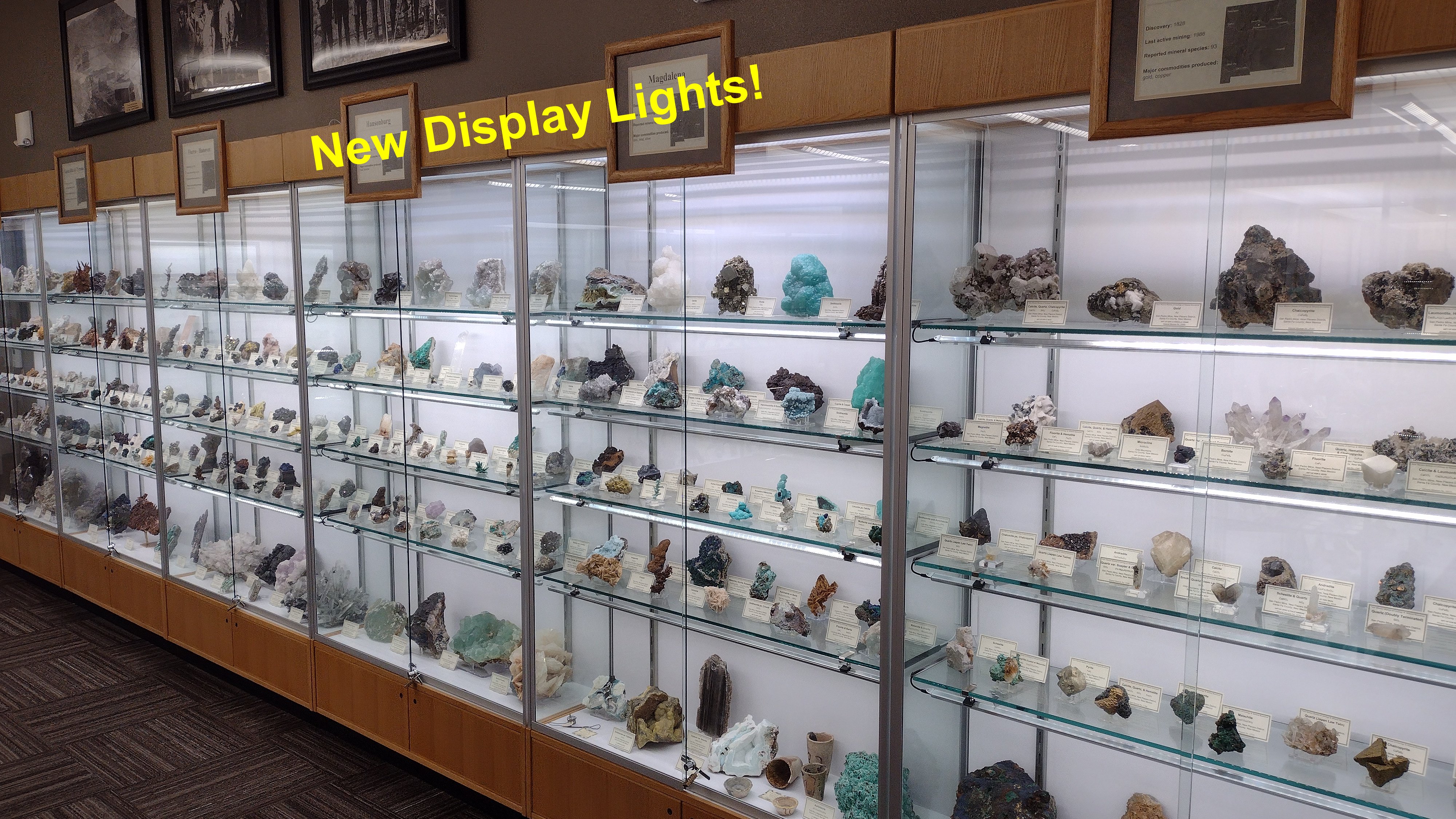 New top shelf lighting