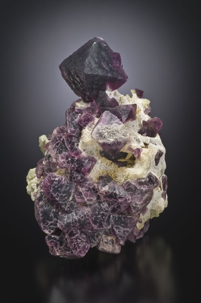 flourite on quartz