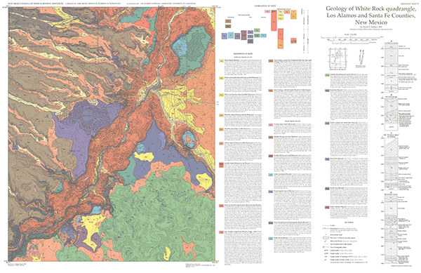 White Rock New Mexico Map Geologic Map 73