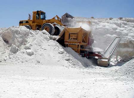 White Mesa gypsum mining