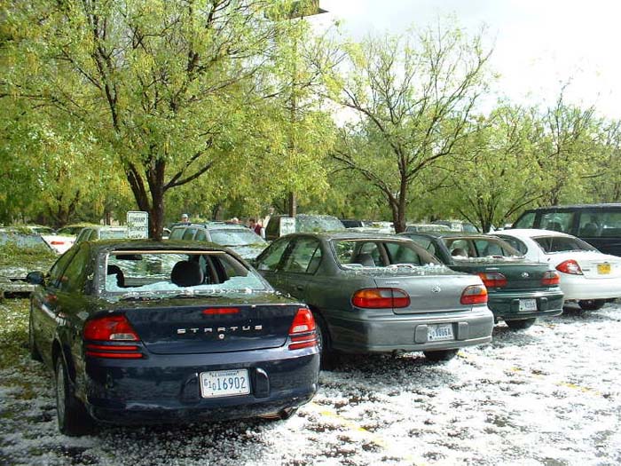 Damage NRAO Parking