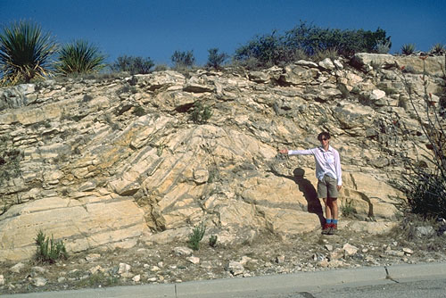 Tepee structure in Tansill Formation