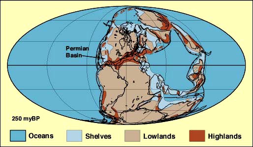 Late Permian paleogeograpy