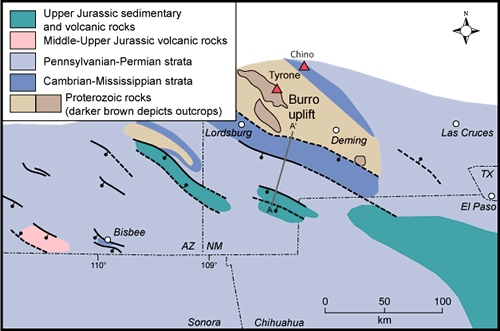 map of jurassic rift