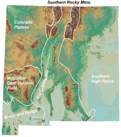 physiographic map