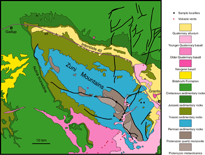 zuni map