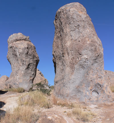 spires of tuff